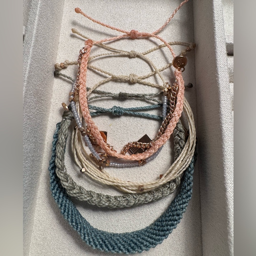 Pura Vida Jetsetter Bracelet Pack (5-Pack) – Blonde Abroad Collab